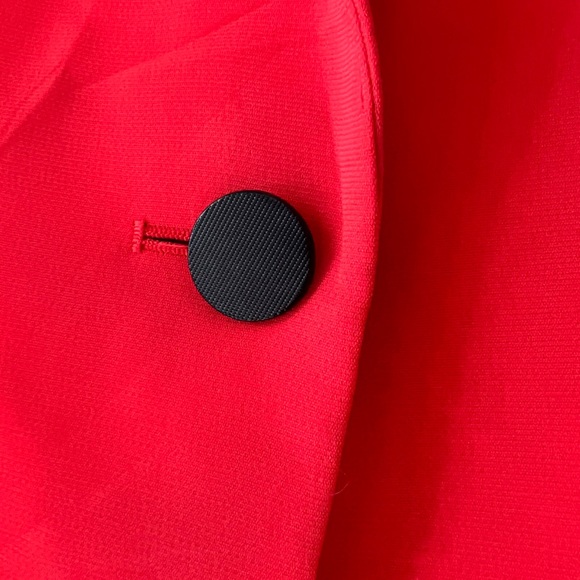 Womens Blazer, orange combine black - Picture 5 of 5